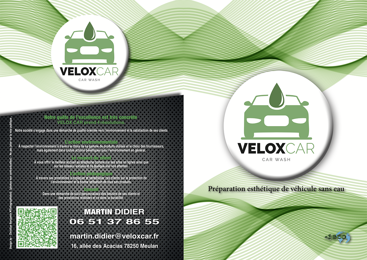 Plaquette commercial VeloxCar